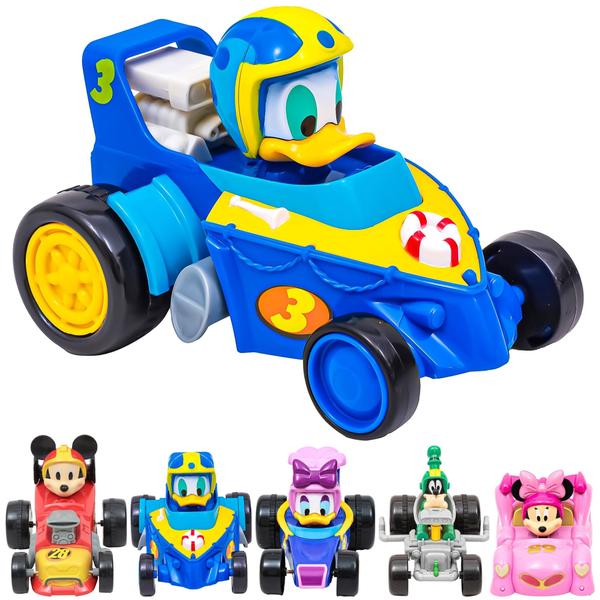 Imagem de Carrinho Disney Personagens Mickey Mouse Brinquedo Infantil Carro Com Fricção - EBN Kids