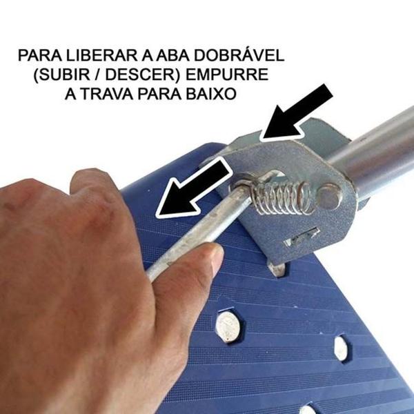 Imagem de Carrinho dobravel carga ate 150kg multiuso transporte  plataforma armazem 4 rodas de aluminio