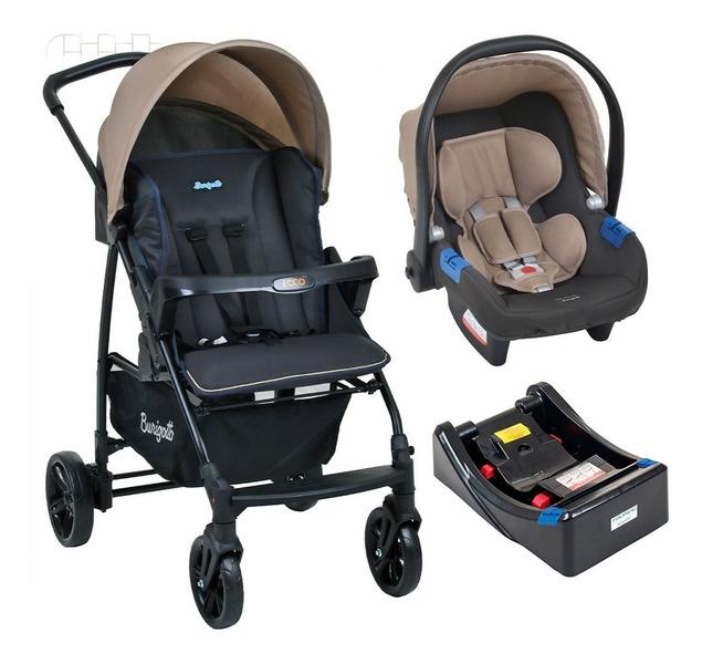 Imagem de Carrinho Ecco + Bebê Conforto Touring X + Base - Burigotto