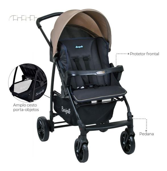 Imagem de Carrinho Ecco + Bebê Conforto Touring X + Base - Burigotto