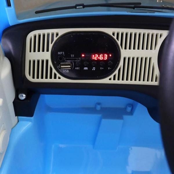 Carrinho Elétrico Beetle 12V Azul Bel Fix Imagem de Carrinho Elétrico Beetle 12V Azul Bel Fix