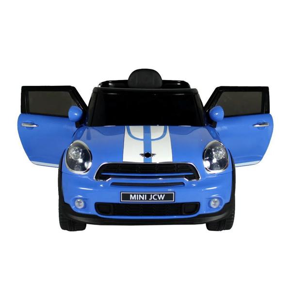 Imagem de Carrinho Elétrico Infantil Bel Brink Mini Paceman 12v Com Controle Remoto Azul 