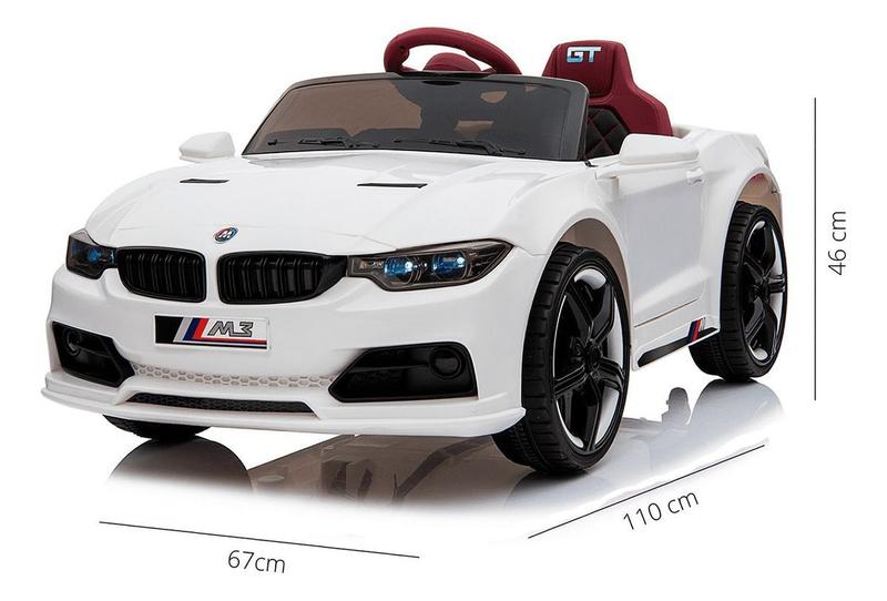 Imagem de Carrinho Elétrico Infantil Bmw M3 - 12v Controle Remoto