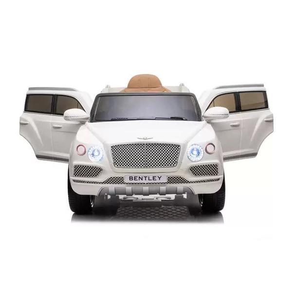 Imagem de Carrinho Eletrico Infantil Menina Menino Bentley 12v Branco