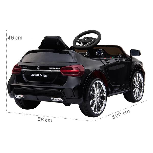 Imagem de Carrinho Elétrico Infantil Mini Mercedes Luxo 12v Preto - Bang Toys