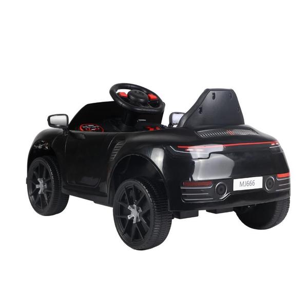 Imagem de Carrinho Elétrico Infantil Mini Preto 12V Motorizado Música