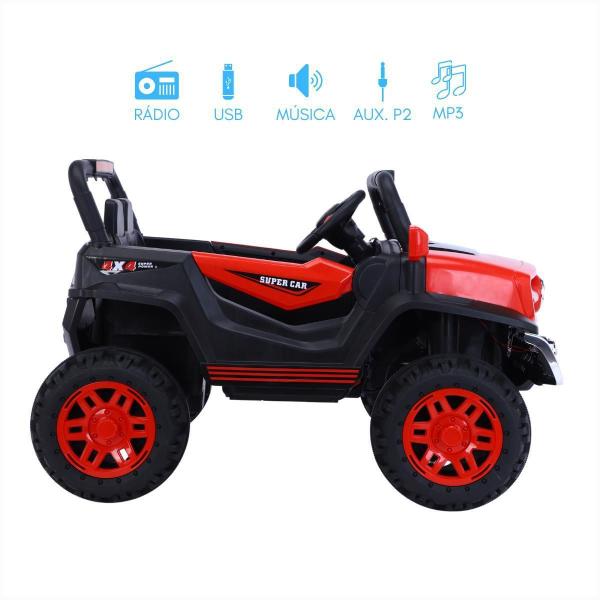 Imagem de Carrinho Elétrico Infantil Mini Quadriciclo 12V Motorizado