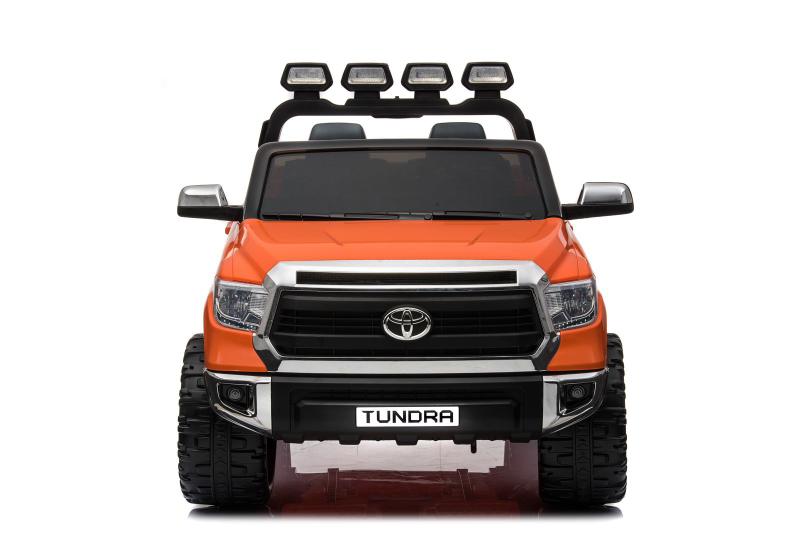 Imagem de Carrinho Elétrico Infantil para Crianças Motorizado Toyota Tundra - Laranja