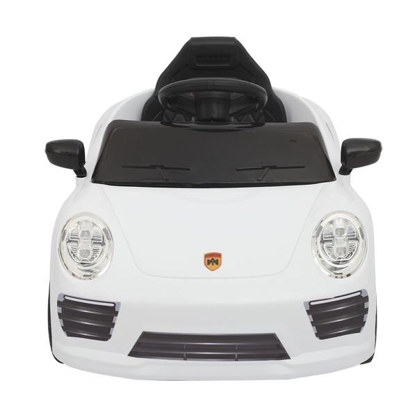 Imagem de Carrinho Elétrico Infantil Porsche Esportivo 12V Cor Branco