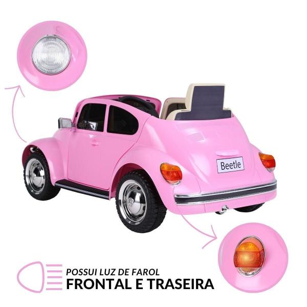 Carrinho Elétrico Infantil Rosa Importway Beetle Dune Imagem de Carrinho Elétrico Infantil Rosa Importway Beetle Dune