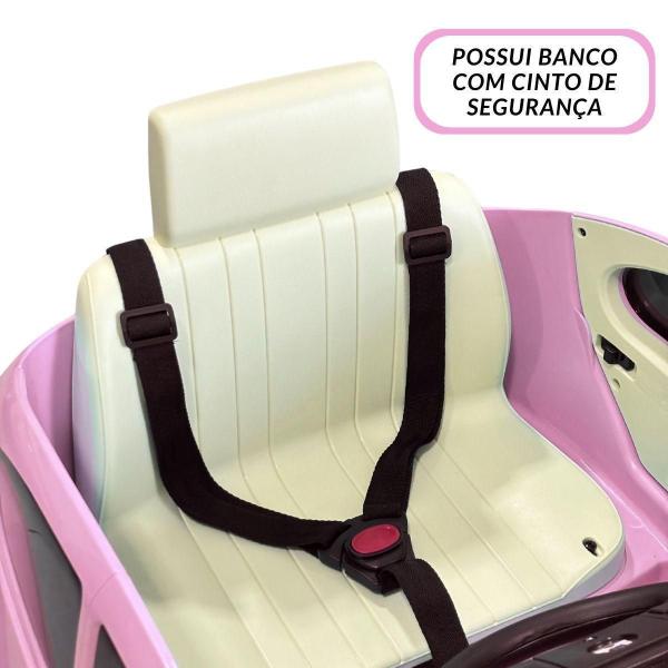 Carrinho Elétrico Infantil Rosa Importway Beetle Dune Imagem de Carrinho Elétrico Infantil Rosa Importway Beetle Dune