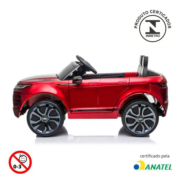 Imagem de Carrinho Elétrico Land Rover Evoque Preto Branco Rosa Vermelho Importway