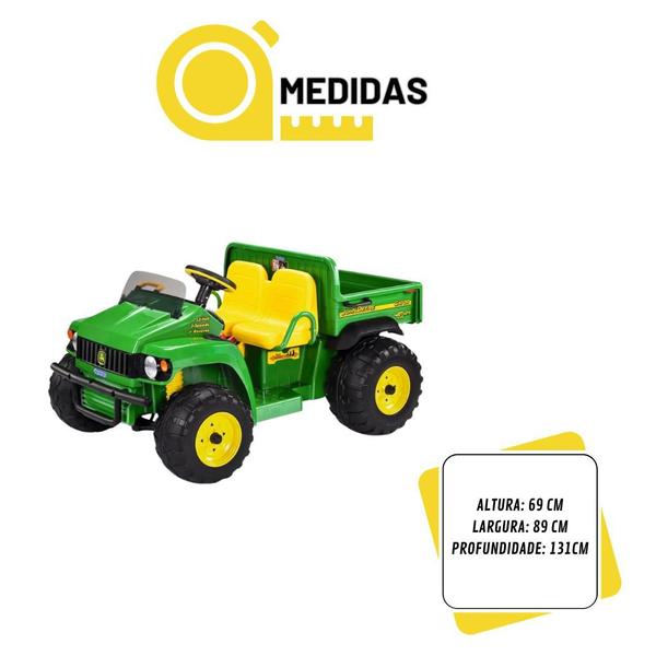 Carrinho Elétrico Mini Jipe John Deere Gator Hpx 12V - Peg-Pérego Imagem de Carrinho Elétrico Mini Jipe John Deere Gator Hpx 12V - Peg-Pérego