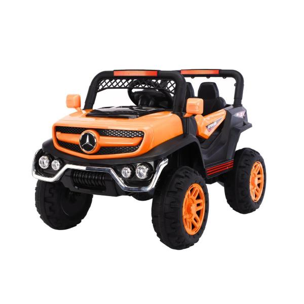 Imagem de Carrinho Elétrico Super Car 4X4 - Laranja  Controle Remoto