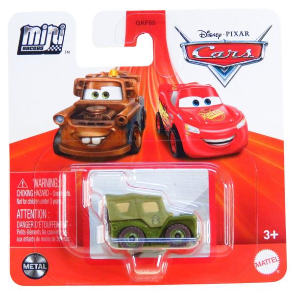 Imagem de Carrinho em Miniatura do Filme Carros Disney Pixar - Mini Racers - 4 cm - Mattel