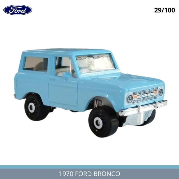 Imagem de Carrinho Em Miniatura Ford Bronco 1970 Matchbox Escala 1:64