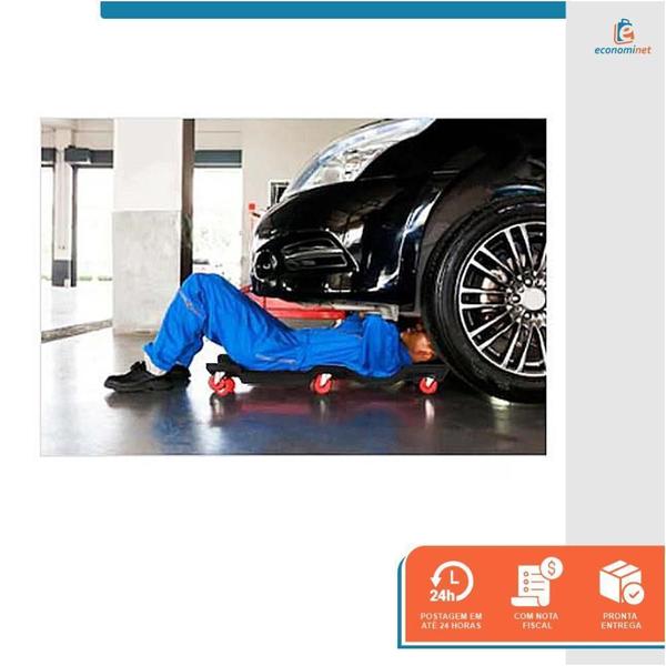 Imagem de Carrinho Esteira Para Mecanico Oficina Trabalho Automotivo