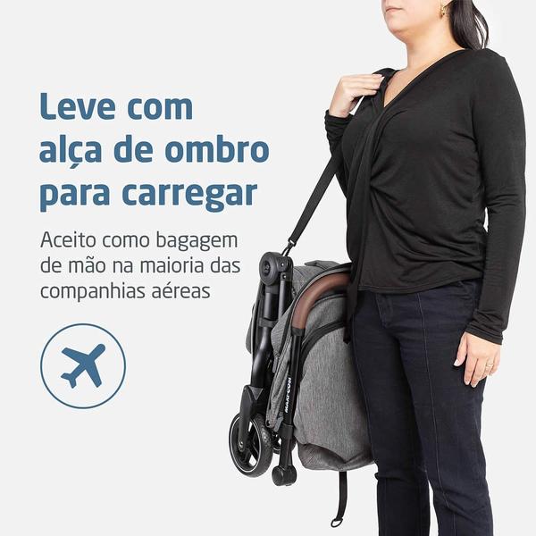 Imagem de Carrinho Eva³ com bebê conforto e base Maxi Cosi