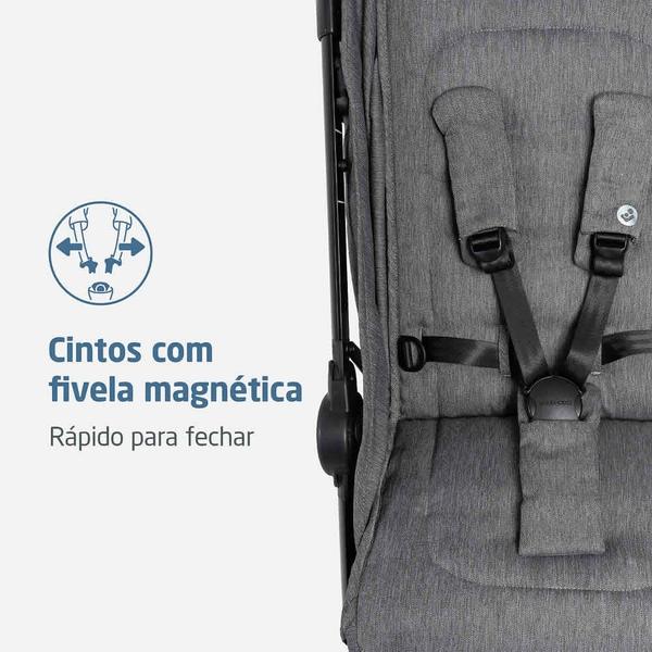 Imagem de Carrinho Eva³ com bebê conforto e base Maxi Cosi