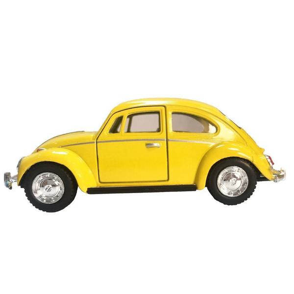 Imagem de Carrinho Ferro Fusca Miniatura Amarelo