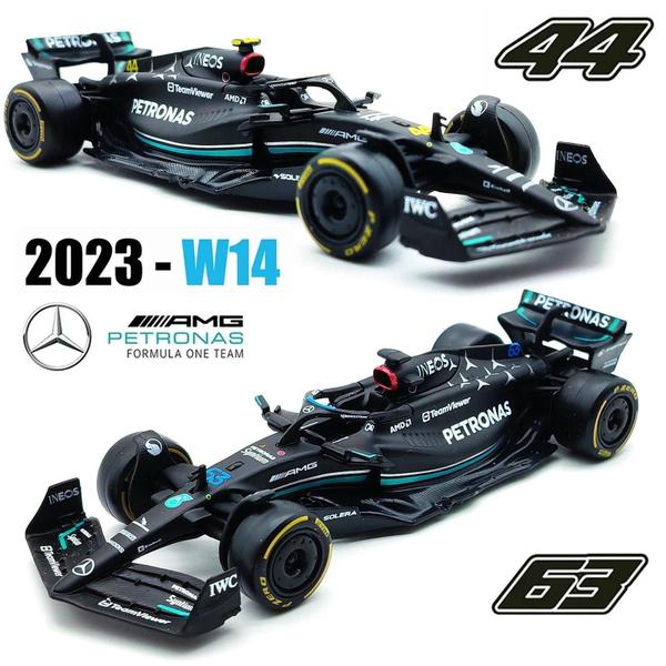 Imagem de Carrinho Fórmula 1 Mercedes 2023 Lewis Hamilton 44 Bburago