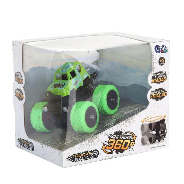 Imagem de Carrinho Fricção Mini Truck Manobras Radical 360 graus - Unik Toys