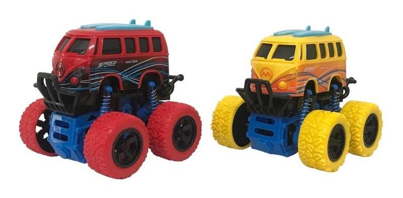 Imagem de Carrinho Fricção Super Kombi Flip Truck Monster Suspenção