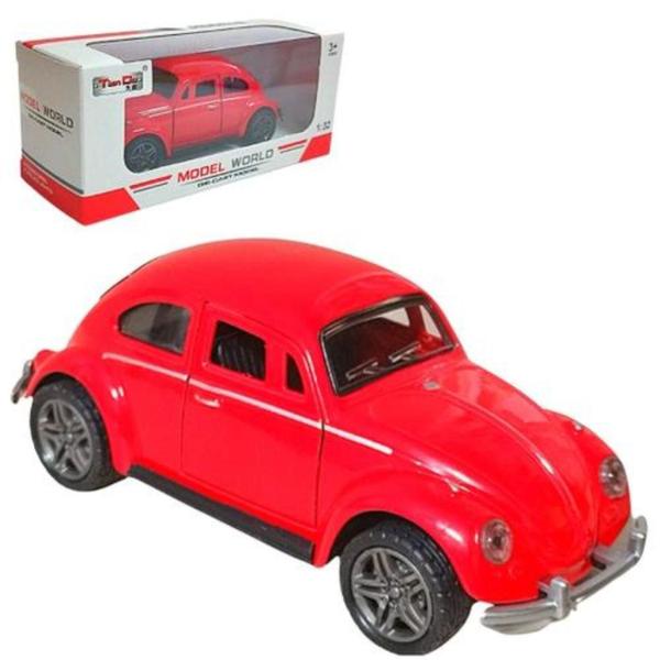 Imagem de Carrinho Fusca De Ferro E Plastico Colecionáveis 12Cm 1:32