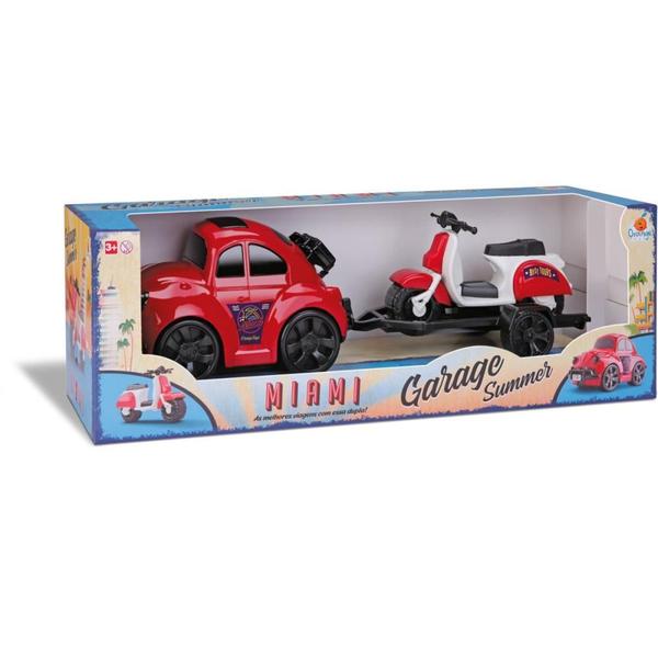 Imagem de Carrinho Garage Summer BUGGY com Carretinha e Lambreta - Cores Sortidas