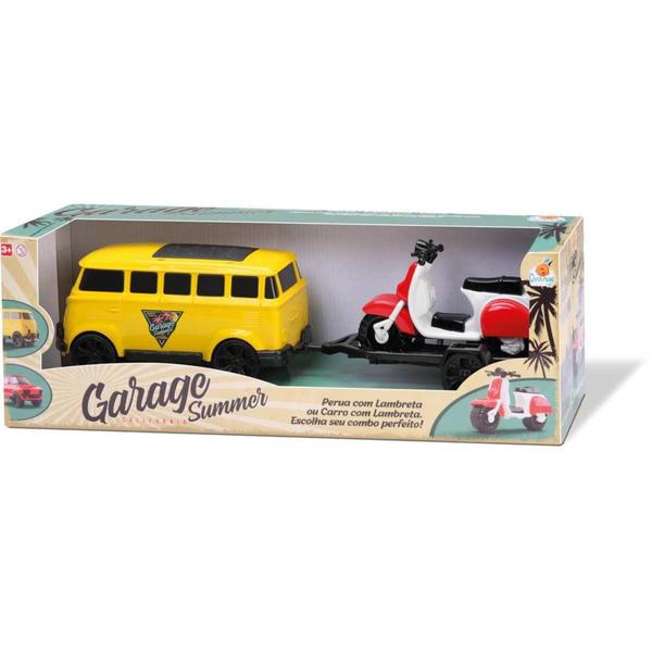 Imagem de Carrinho Garage Summer Furgao Cores SOR - Orange Toys