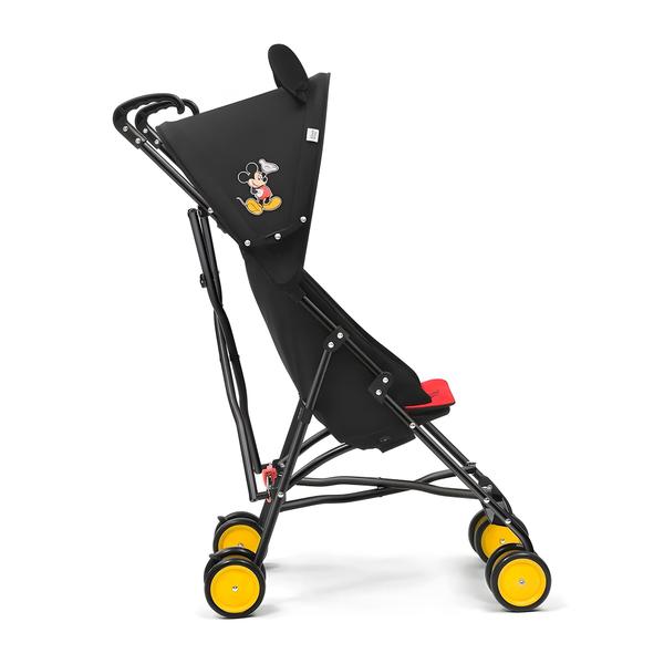 Imagem de Carrinho Guarda-Chuva Preto Passeio Do Bebê Mickey Disney Compacto - Multikids