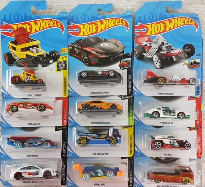 Imagem de Carrinho Hot Wheels 15 Peças - Diversos Modelos - C4982