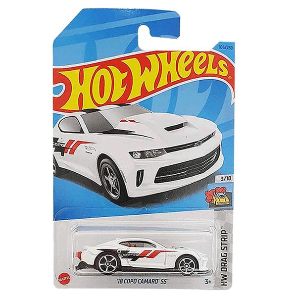 Imagem de Carrinho Hot Wheels 18 Copo Camaro SS Branco HKH28