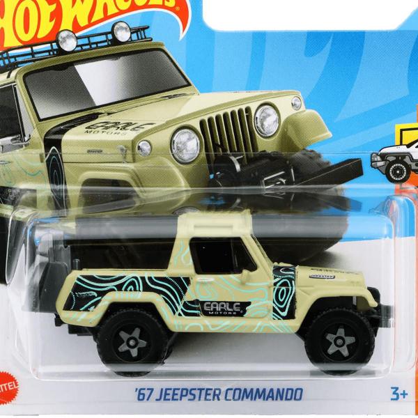 Imagem de Carrinho Hot Wheels 67 Jeepster Commando Colecionável Mattel