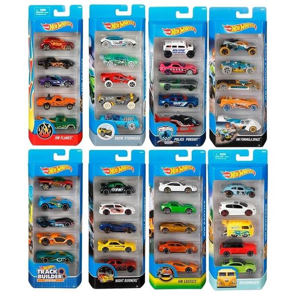 Imagem de Carrinho Hot Wheels Básico 1806 Sortidos - Embalagem com 5 Peças