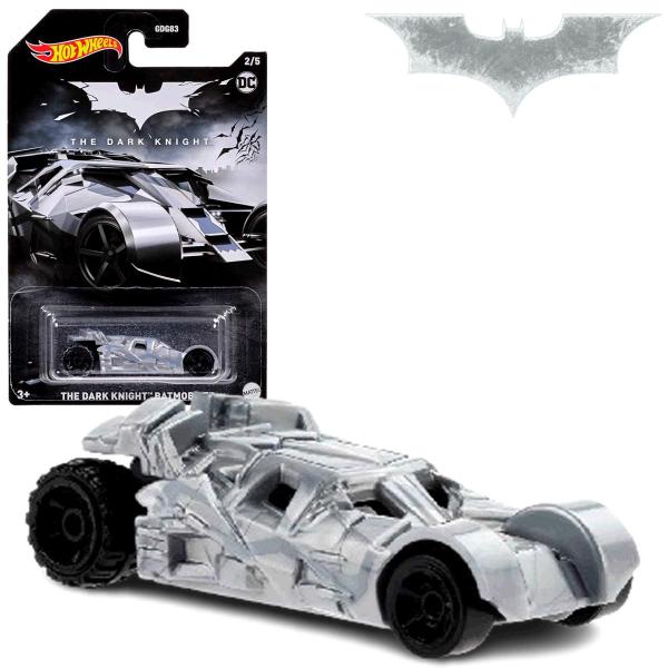 Imagem de Carrinho Hot Wheels Batmóvel Prata Batman The Dark Knight