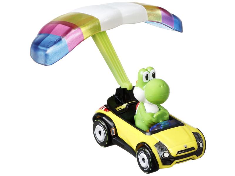 Carrinho Hot Wheels Mario Kart com Glider - Mattel com Acessório Planador Imagem de Carrinho Hot Wheels Mario Kart com Glider