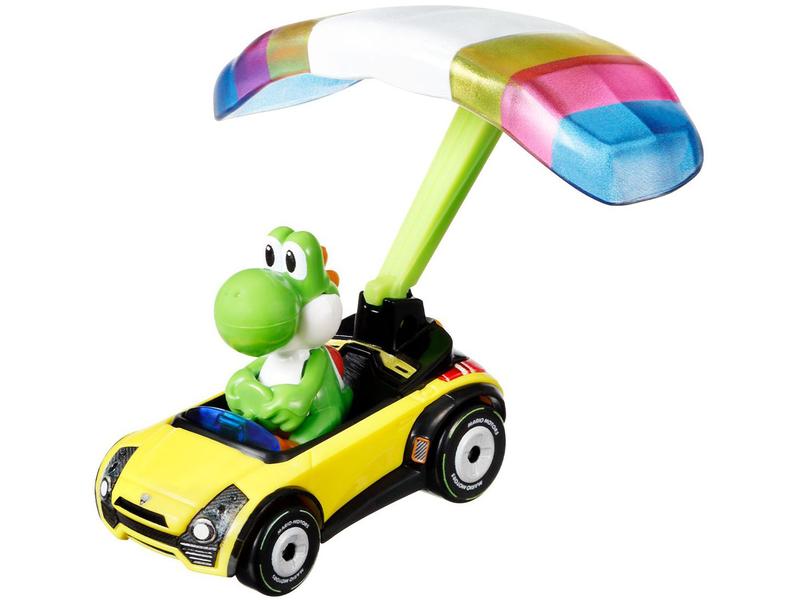 Carrinho Hot Wheels Mario Kart com Glider - Mattel com Acessório Planador Imagem de Carrinho Hot Wheels Mario Kart com Glider