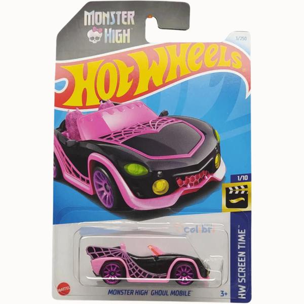 Imagem de Carrinho Hot Wheels Monster High Ghoul Mobile HTC80