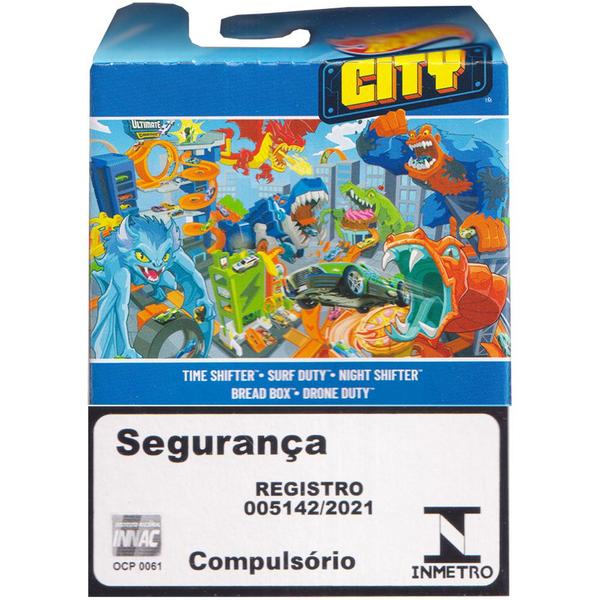 Carrinho Hot Wheels Pack 5 City 2025 Jbj75 Mattel Delivery Pizza