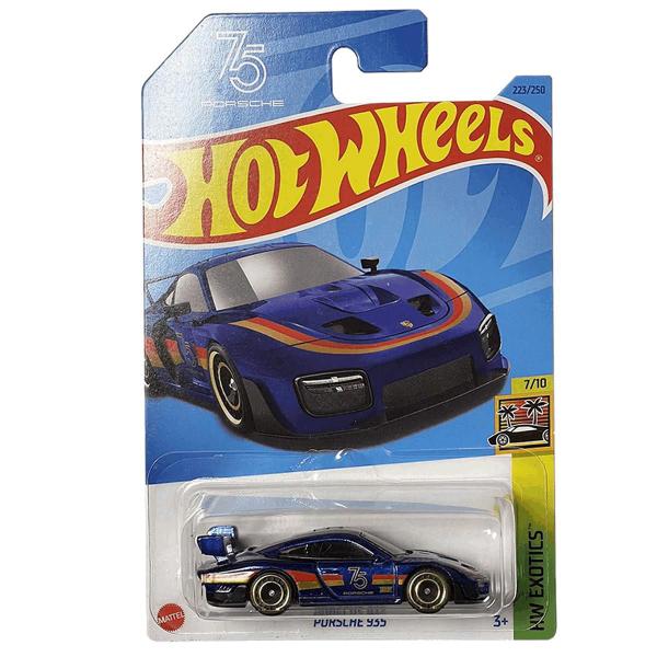 Carrinho Hot Wheels Porsche 935 Azul Super Treasure Hunt