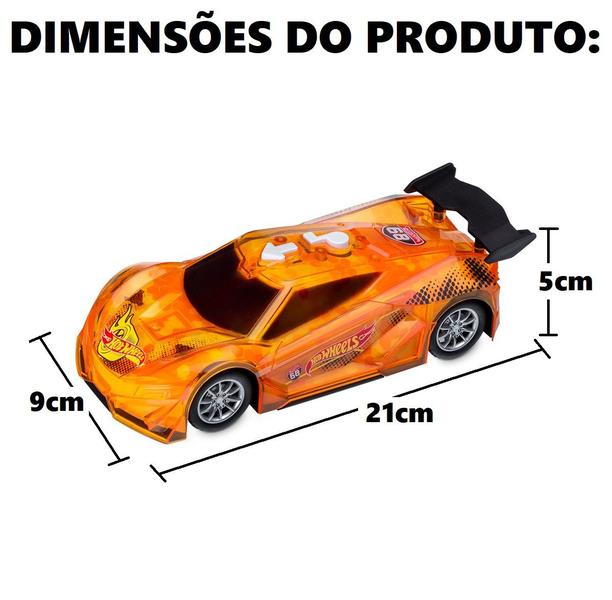 Imagem de Carrinho Hot Wheels Programing Laranja 2 Efeitos Sonoros Motor a Jato Multikids