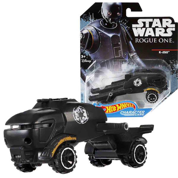 Imagem de Carrinho Hot Wheels Star Wars Rogue One Seal Droid Veículo K-2S0 - Mattel DJL60