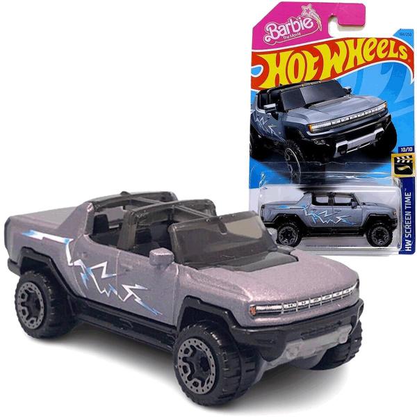 Carrinho HotWheels 2024 GMC Hummer EV Barbie The Movie HKH13 - Mattel Imagem de Carrinho HotWheels 2024 GMC Hummer EV Barbie The Movie HKH13