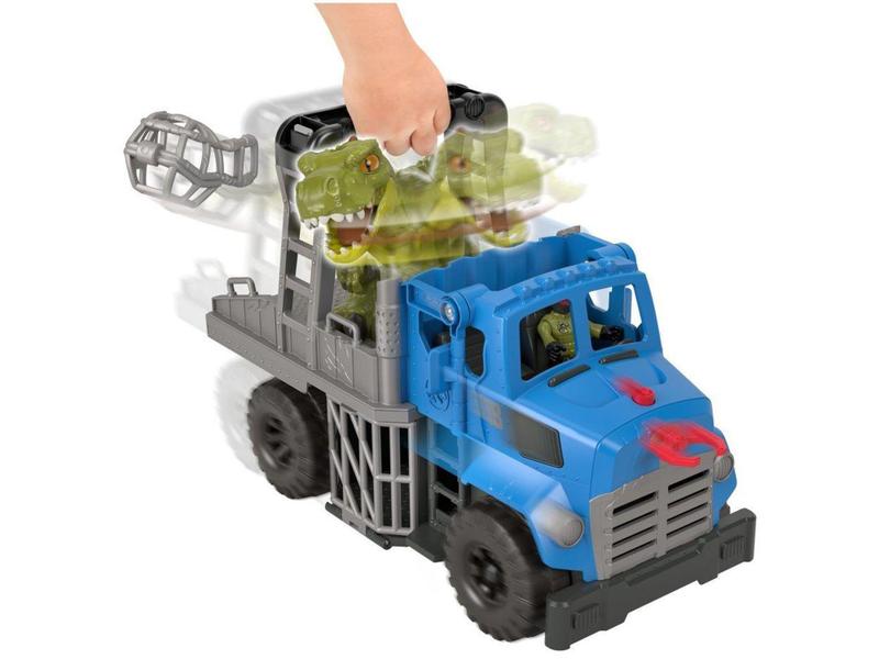 Carrinho Imaginext Jurassic World Fisher-Price - Transportador de Dinossauros com Acessórios - Mattel Imagem de Carrinho Imaginext Jurassic World Fisher-Price - Transportador de Dinossauros com Acessórios