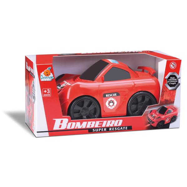 Imagem de Carrinho Infantil Bombeiro Super Resgate Ride Orange Toys