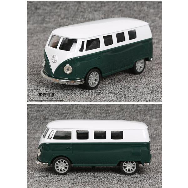 Imagem de Carrinho Kombi De Ferro E Plastico Colecionáveis 12Cm 1:32