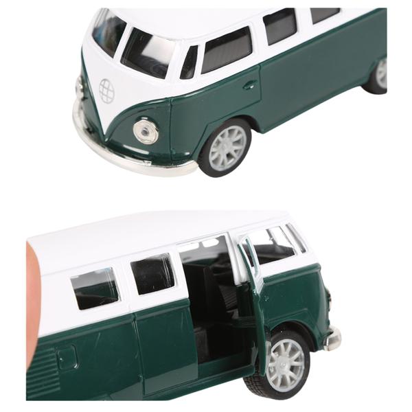 Imagem de Carrinho Kombi De Ferro e Plastico Colecionáveis 12cm 1:32