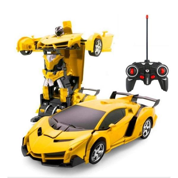 Imagem de Carrinho Lamborghini Transformers Controle Remoto Vira Robô