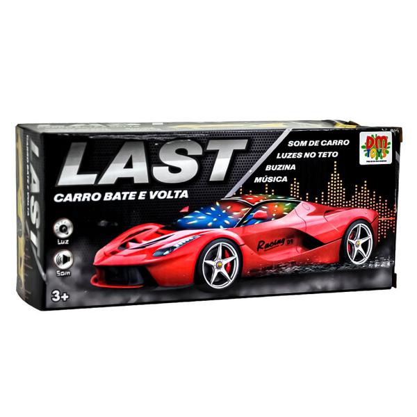 Carrinho Last Bate E Volta Dm Toys Com Som E Show De Luzes 3D Divertido Imagem de Carrinho Last Bate E Volta Dm Toys Com Som E Show De Luzes 3D Divertido